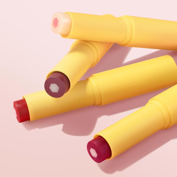 Burt’s Bees Tinted Boosted Balm, Cheeky Cherry, Hydrating Tinted Lip Balm - Image 12