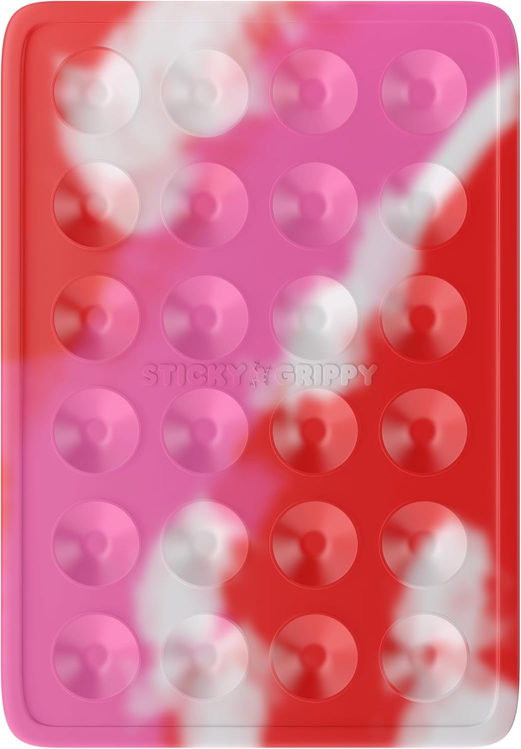 Suction Phone Case Mount, Sillicon Adhesive Phone Accessory for iPhone and Android, Hands-Free Fidget Toy Mirror Shower Phone Holder, Tiktok Videos and Selfies (Pink Candy)