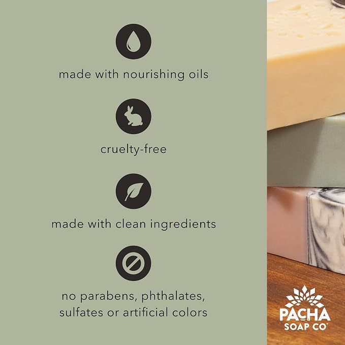 PACHA SOAP Co. Froth Bath Bomb, Pacha Peaces, and Patchouli, & Lemongrass - Image 6