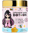 Japanese BTX Hair Mask for Damaged Hair B-TOX – Collagen & Keratin Treatment by JumyBee