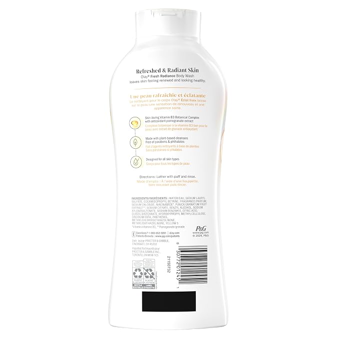 Olay Body Wash for Women, Fresh Radiance, Refreshing & Renewing, Made - Image 12