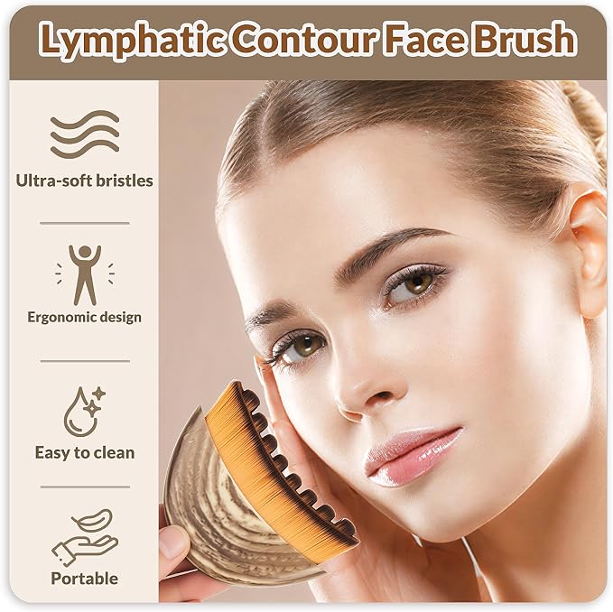 Lymphatic Contour Face Brush & Chin Lifting Mask, Chin Strap - Image 5