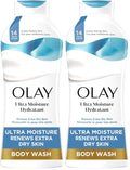 Olay Body Wash for Women, Ultra Moisture, For Extra Dry Skin, 24hr Moisturizing by Olay