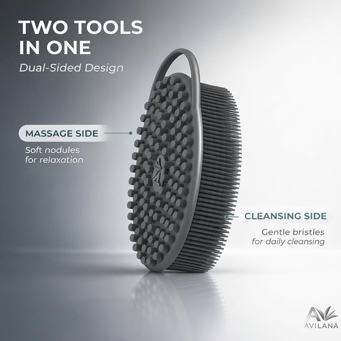 Avilana Premium Silicone Body Scrubber -Trusted Since 2017 - Image 4