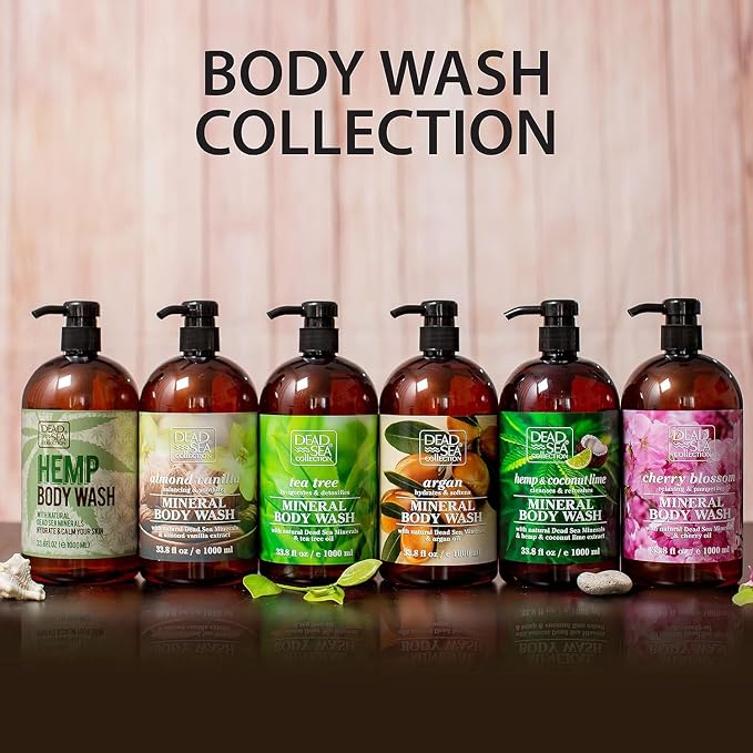 Dead Sea Collection Almond Vanilla Body Wash - Image 7