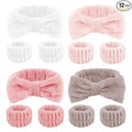 CIEHER 12 PCS Makeup Headband for Women Wrist Washband Scrunchies Cuffs for by CIEHER