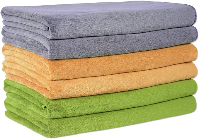 JML Microfiber Towels, Bath Towel Sets by JML