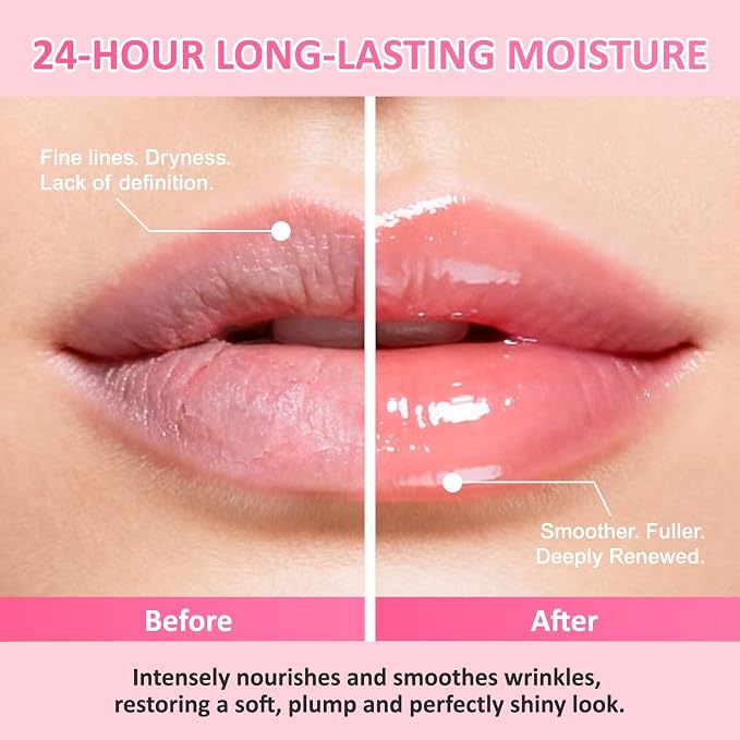 VISRIE 6 PCS Bee Lip Balm Lip Mask Honey Pot, Valentines Day Gifts, - Image 4