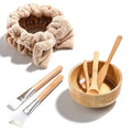 JPNK New Facial Mask Bowl Set, New DIY 6Pack DIY Clay Mask Mixing Kit by JPNK