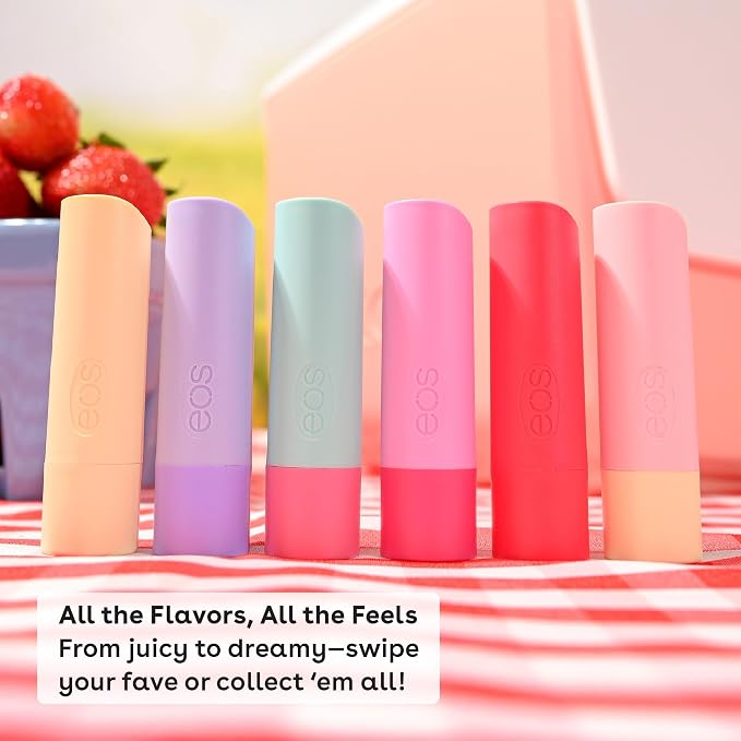 eos 100% Natural Lip Balm- Watermelon Frosé, Dermatologist Recommended - Image 6