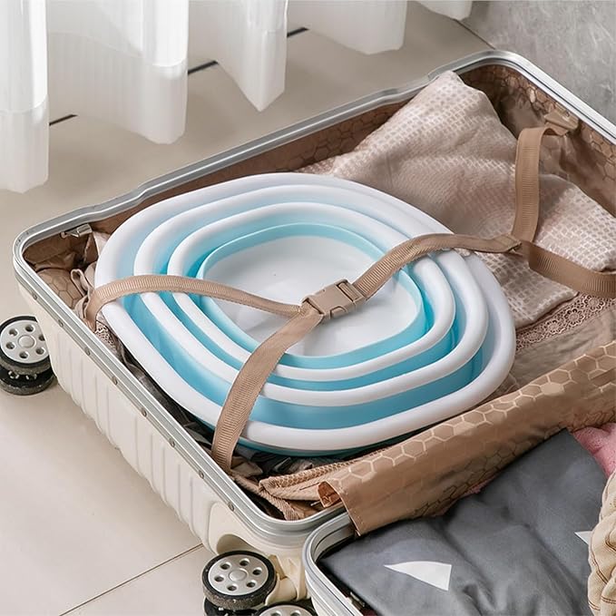 Portable Pool Foot Bath, Collapsible Pool Foot Wash Basin Tub, Foot Bath Basin - Image 7