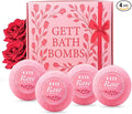 GETT Rose Bath Bombs 4 Pack Individually Wrapped – Bath Bombs by Unknown