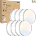 8PACK LED Flush Mount Ceiling Light Fixture, 3000K-4000K-6500K & 100W by CeilingLights
