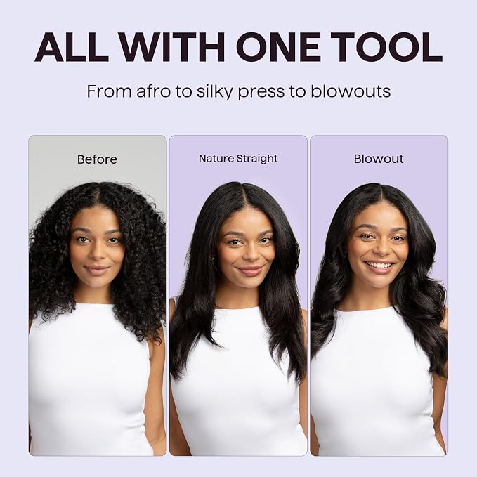 Wavytalk Blowout Boost Thermal Brush, 1.5 inch Heated Round Brush Curling Iron - Image 2