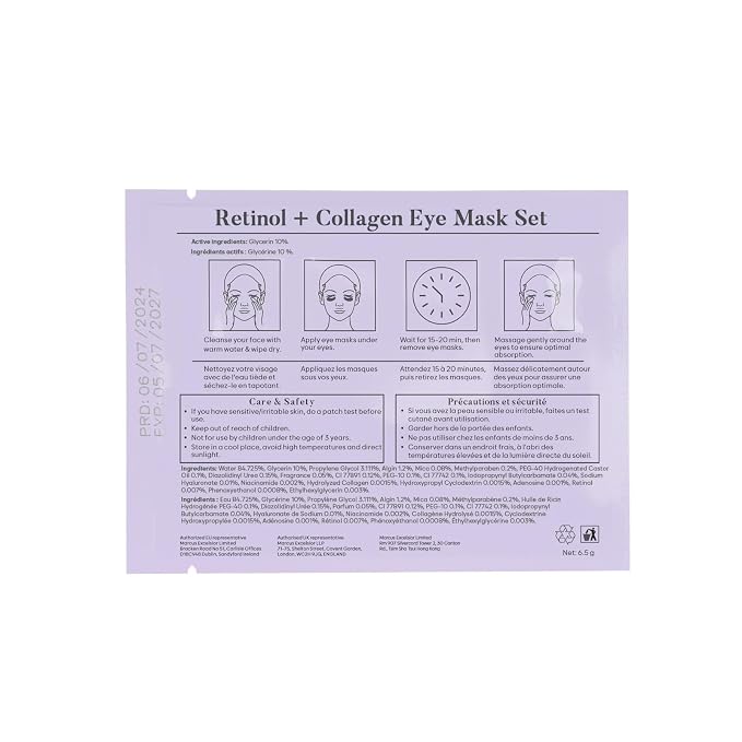 BLOOMORA Retinol & Collagen Under Eye Patches - Image 8