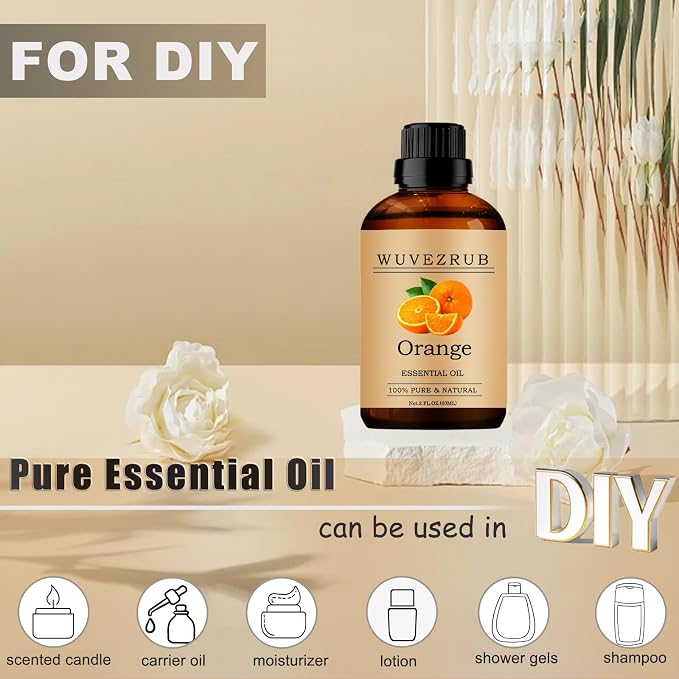 Orange Essential Oils, 60ML Pure and Natural Essential Oil - Image 3
