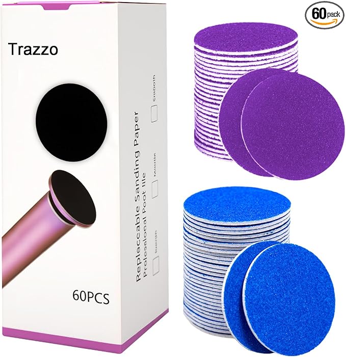 Trazzo 80/120/180 Grit Replacement Sanding Discs by TrazzoStroe