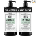 Dead Sea Collection Eucalyptus Mint Men’s Body Wash – 3 in 1 Body Wash by DeadSeaCollection