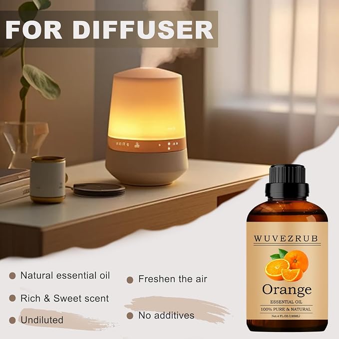 Orange Essential Oil - 120ML Pure and Natural - Image 5