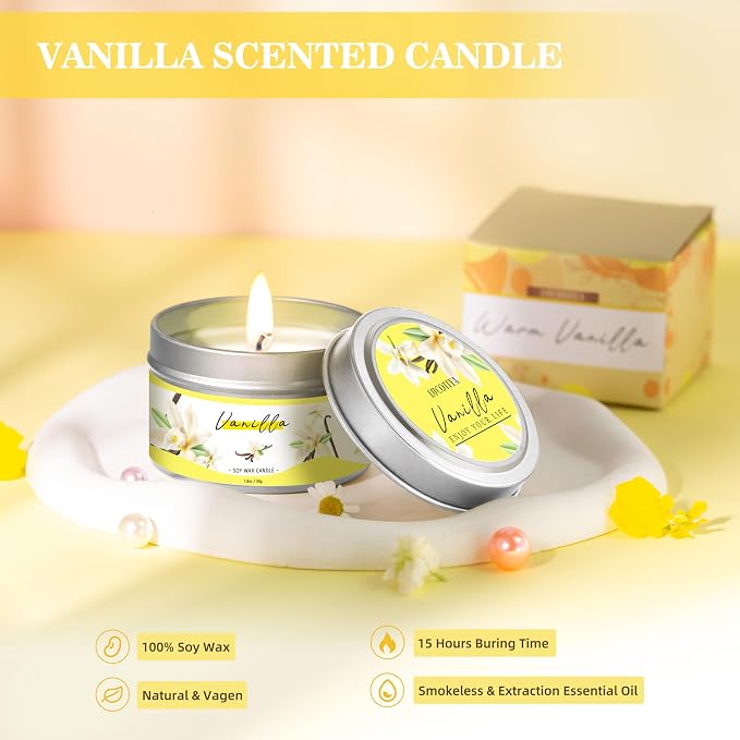 Gifts for Women, Birthday Gifts for Women, Bath and Body Gifts Set, Vanilla Spa - Image 6
