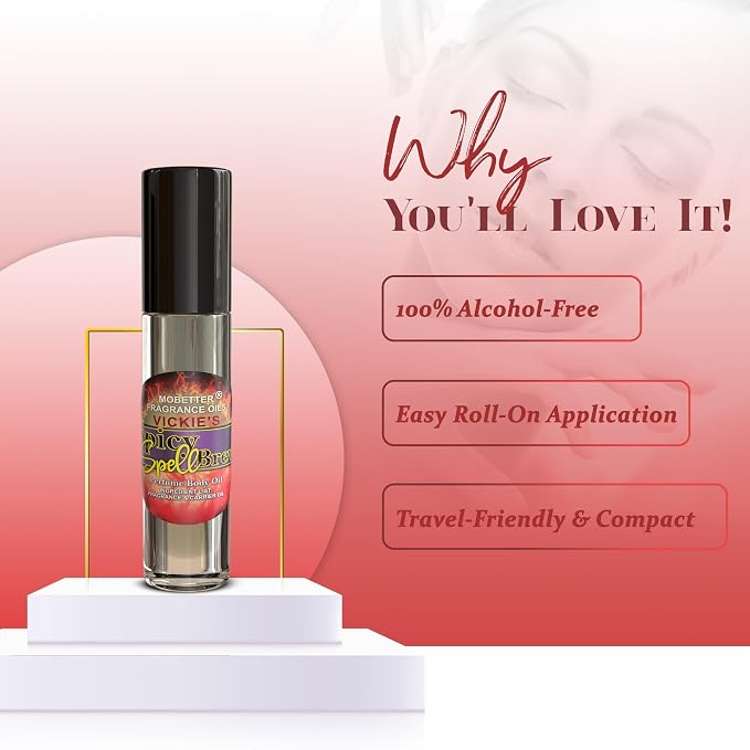 MOBETTER FRAGRANCE OILS Vickies Spicy Spell Brew Perfume Women Body Oil 10ml - Image 3