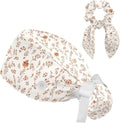 Scrub Caps Women Nursing Hats Floral Flowers by FQURFHY
