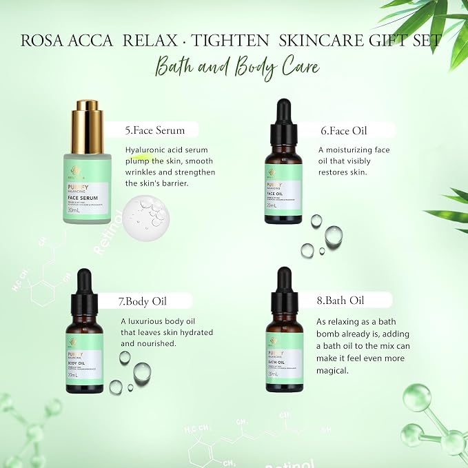 23 Pcs Mother's Day Gifts for Mom, Tea Tree Facial Skin Care Set, Bath and Body - Image 4