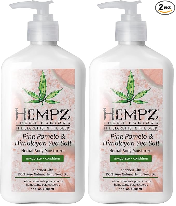 Hempz Body Lotion Pink Pomelo & Himalayan Sea Salt Daily Moisturizing Cream by Hempz