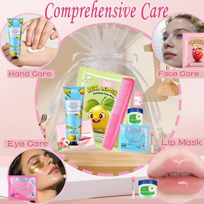 144 PCS Spa Party Supplies for Women, Spa Party Favors Include Face Masks - Image 5