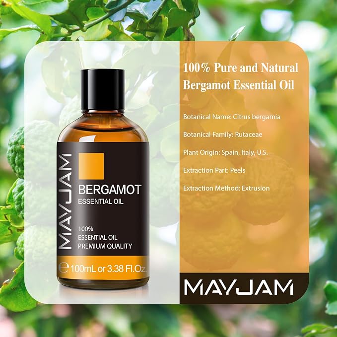 MAYJAM 100ML/3.38FL.OZ Bergamot Fragrance Oils - Image 2