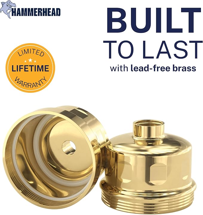 HammerHead Showers® Solid Metal Shower Head Filter – KDF 55 Shower Filter - Image 4