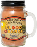 Our Own Candle Company Blood Orange Scented Mason Jar Candle, 100 Hour Burn Time by OurOwnCandleCompanycandles