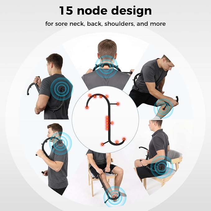 Detachable Trigger Point Massage Cane, One-Click Disassembly Massage Hook - Image 4