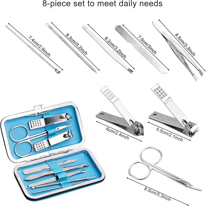 48pack Bulk Manicure Set, Nail Clippers Kit Stainless Steel Fingernail Clippers - Image 4