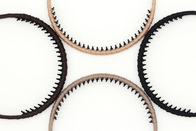 JOBAND 4pcs Hairbands for Women, Non-Slip Zig Zag Headbands, Adjustable Teeth - Image 6