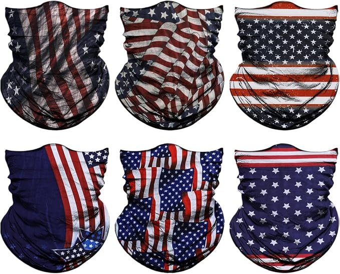 Venswell Neck Gaiter Face Mask Men Women, Seamless Bandana Rave Face Cover by Venswell