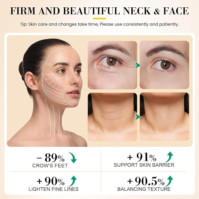 Neck Creams for Tightening and Firming-Retinol Moisturizer Anti Aging Wrinkle - Image 2