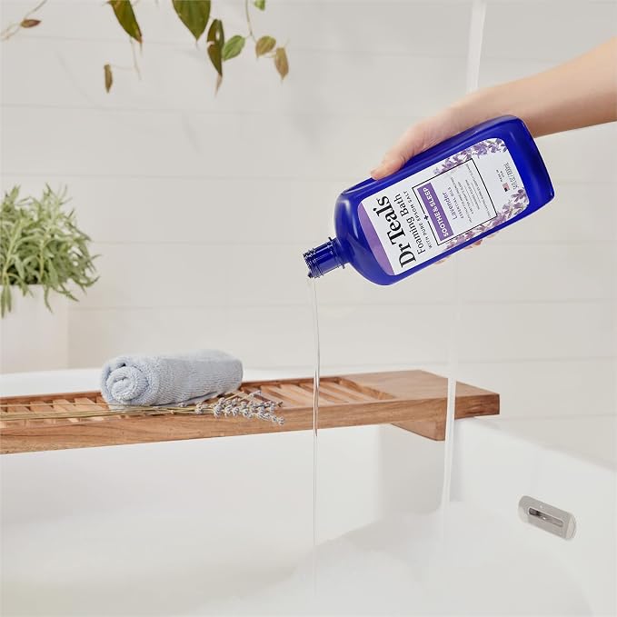 Dr Teal's Foaming Bath with Pure Epsom Salt, Soothe & Sleep with Lavender - Image 6
