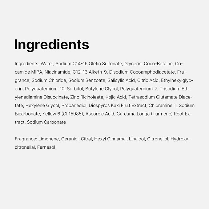 medicube Kojic Acid Turmeric Brightening Body Wash | Gentle Shower Gel - Image 7