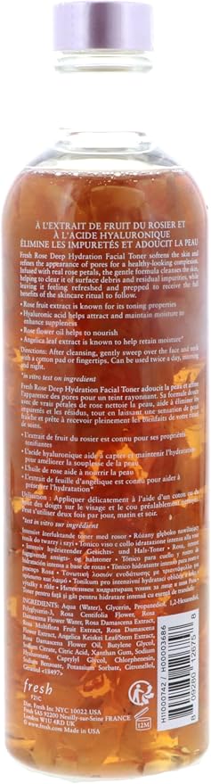Fresh Rose Deep Hydration Facial Toner 250ml/8.4oz - Image 4