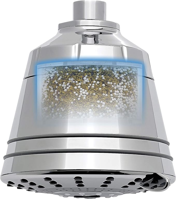 Sprite Showers Pure 7-Setting Filtered 1.75GPM Showerhead in Brushed Nickel - Image 2