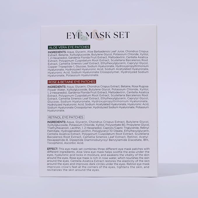 Yeokoe Under Eye Patches For Puffy Eyes and Dark Circles Wrinkle, 30 Pairs Face - Image 9