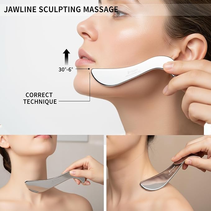BYYDDIY Stainless Steel Gua Sha Muscle Scraper Tool, Scar Tissue Tool, Physical - Image 4