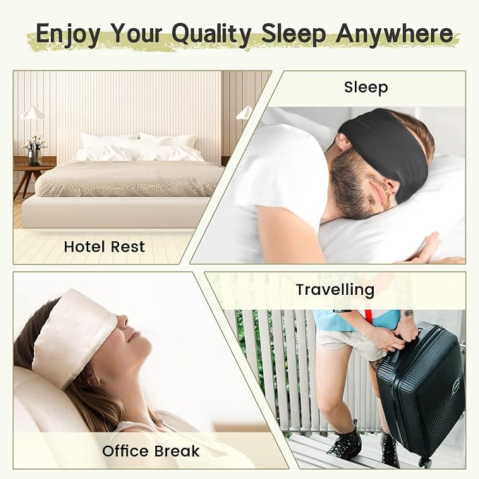 100% Handmade Bamboo Sleeping Eye Mask - Image 8