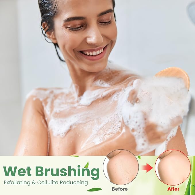 Gejoy 2 Pcs Dry Brushing Body Brush - Image 7