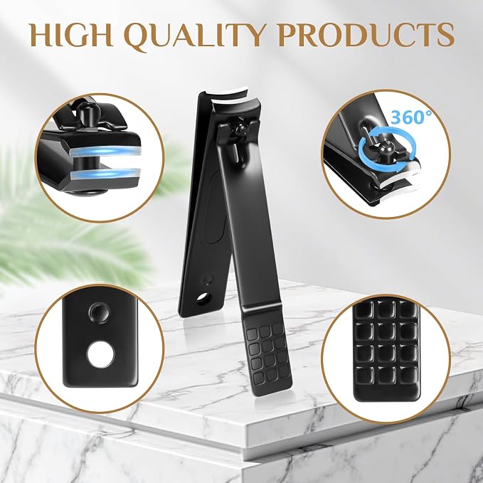 MINKINH Manicure Set Professional Nail Clipper Kit-26 Pieces Stainless Steel - Image 6