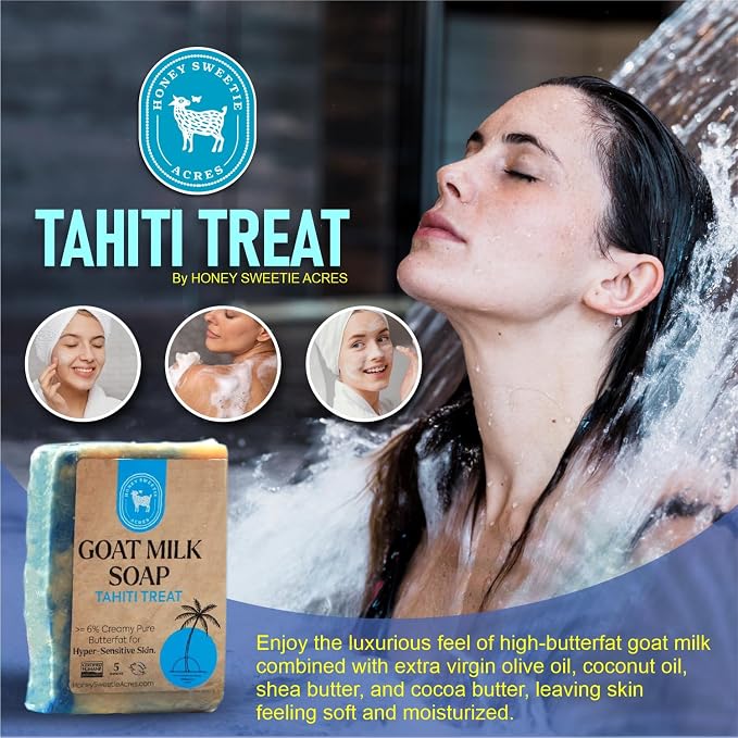 Honey Sweetie Acres Tahiti Treat Goat Milk Soap - Image 7