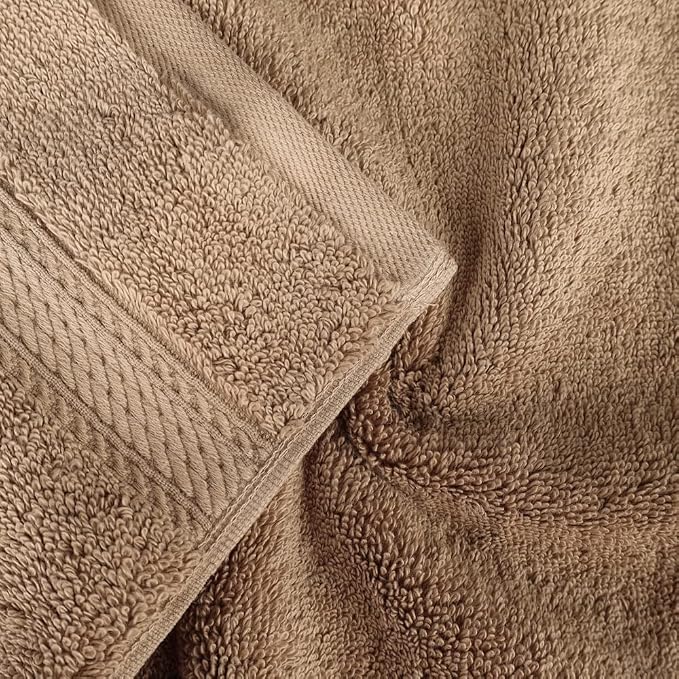 SUPERIOR Egyptian Cotton Pile 3 Piece Towel Set, Includes 1 Bath, 1 Hand - Image 4