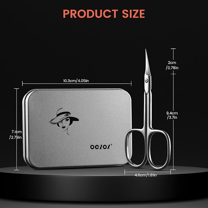 BEZOX Curved Cuticle Scissors - Image 2