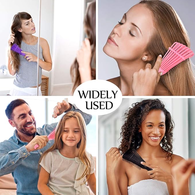 Detangling Brush for Afro American/African 3a to 4c Kinky, Wavy/Curly/Coily Hair - Image 4